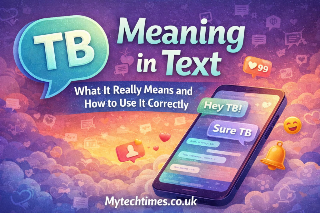 TB Meaning in Text: What It Really Means and How to Use It Correctly