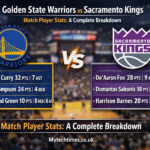 Golden State Warriors vs Sacramento Kings Match Player Stats: A Complete Breakdown