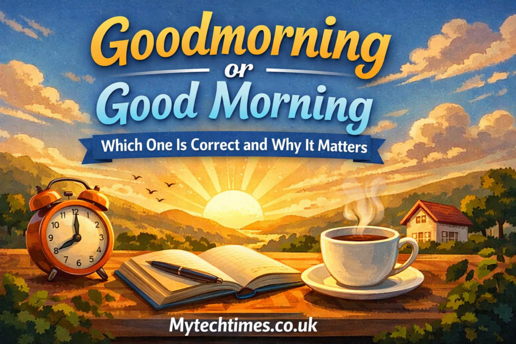Goodmorning or Good Morning: Which One Is Correct and Why It Matters